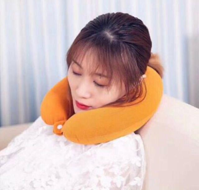 Gối cổ chữ U đi du lịch, ngủ trưa chống đau cổ, mỏi cổ