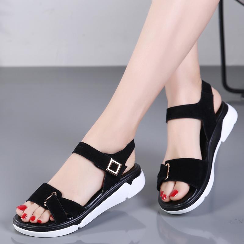 Giày Xăng Đan Đế Mềm Thời Trang Mùa Hè Cho Nữ