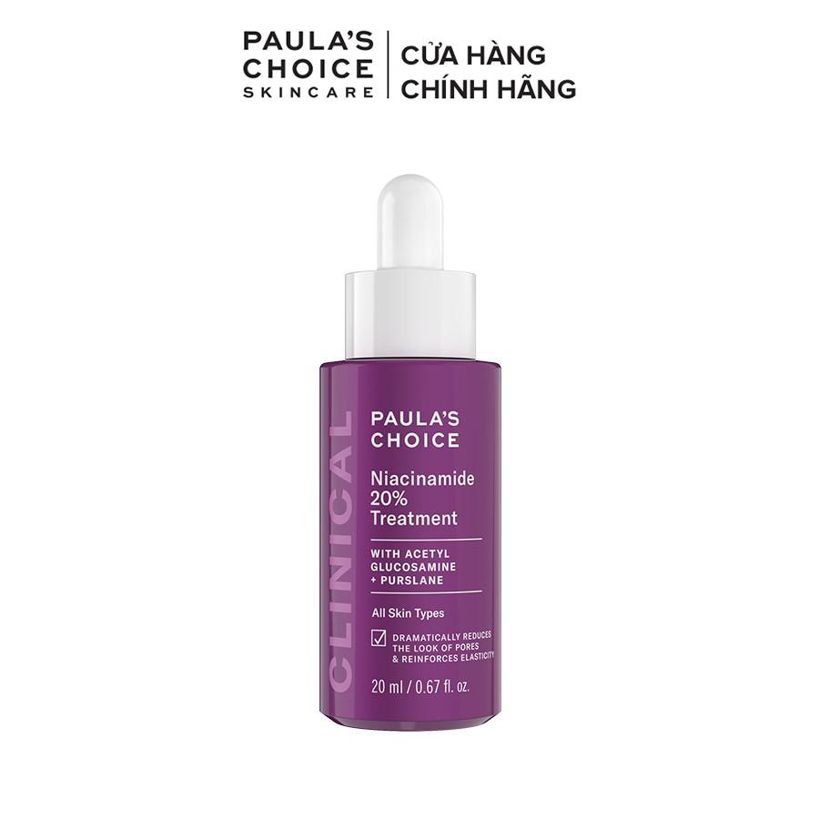 Bộ đôi se khít lỗ chân lông Paula's Choice Clinical Niacinamide 20% , Skin Perfecting 2% BHA Liquid Mã 8030.2010