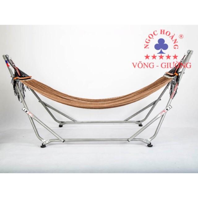 Võng xếp Ngọc Hoàng thuyền rồng (khung - lưới cán thép a50)