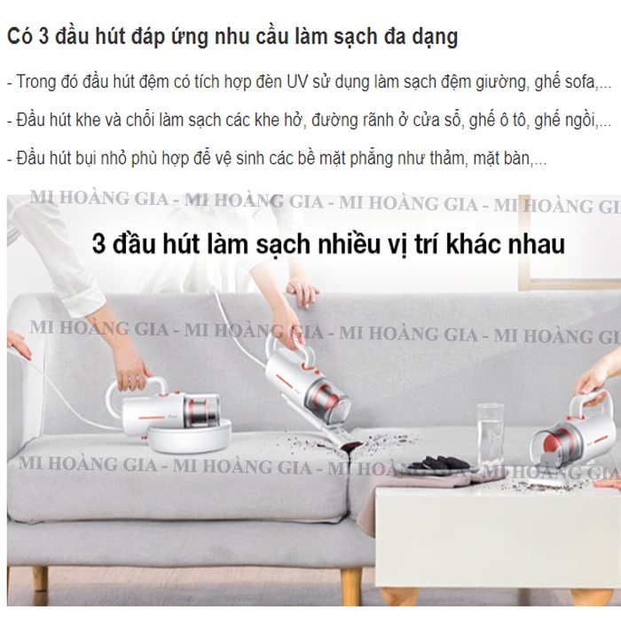 Máy Hút Bụi Cầm Tay Đa Năng Deerma CM1300 (350W) - Hàng chính hãng