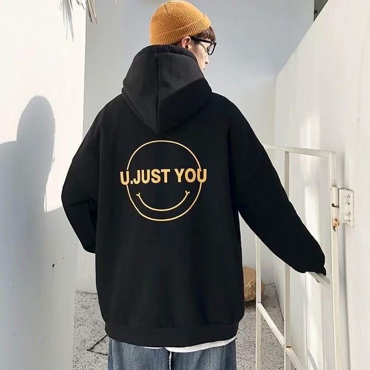 Áo Hoodie nam chất liệu nỉ cao cấp in hình đáng yêu phong cách Hàn Quốc