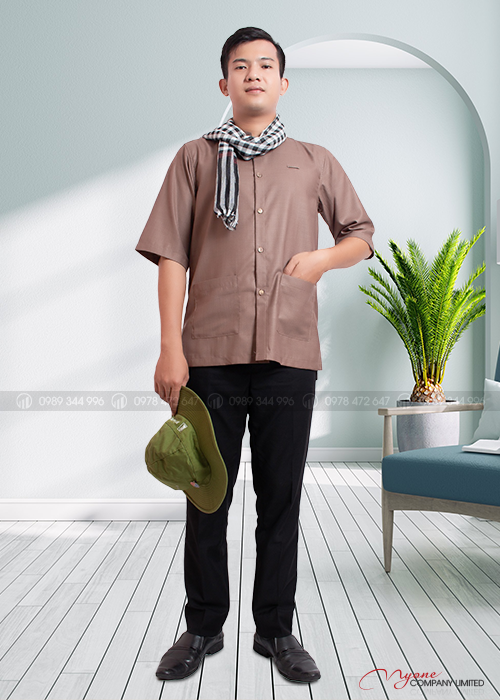 Đồng Phục Áo Phục Vụ Bà Ba Nam