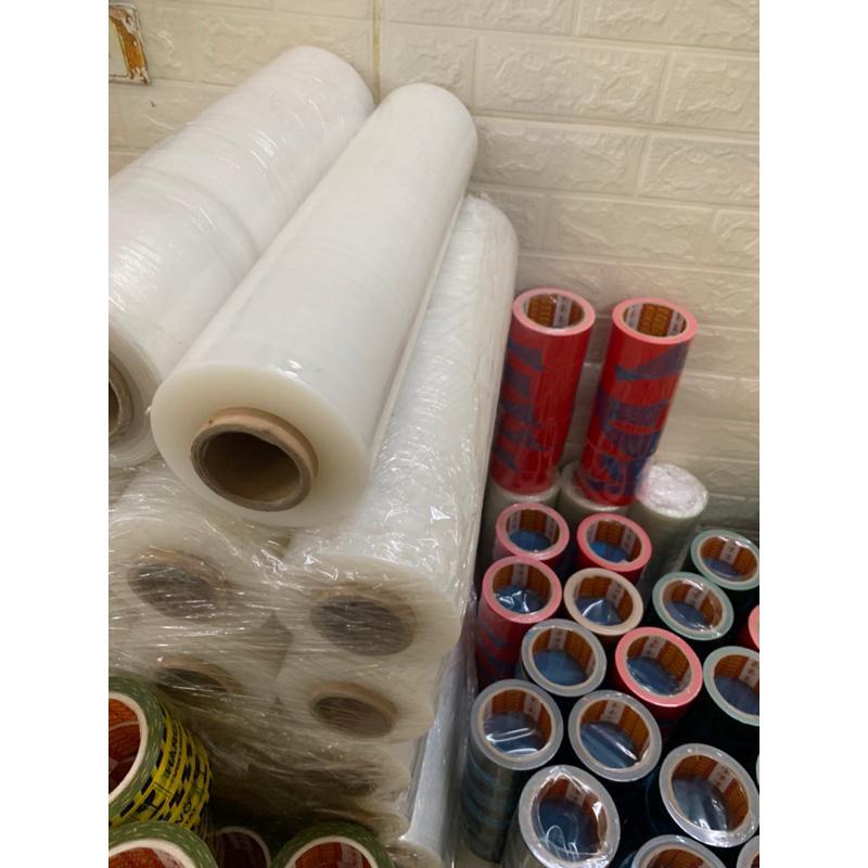 Màng PE Màng Chít 50cm x 5kg Trắng Trong Màng Co Bền Cao Khả Năng Bám Dính Tốt Giúp Giữ Hàng Hóa Tránh Bụi Bẩn Và Ẩm Ướt - Trắng