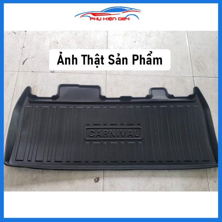 Thảm nhựa lót cốp Carnival 2021-2023 tấm lót sàn cốp bằng nhựa dẻo cao cấp, không mùi, chống thấm nước tốt