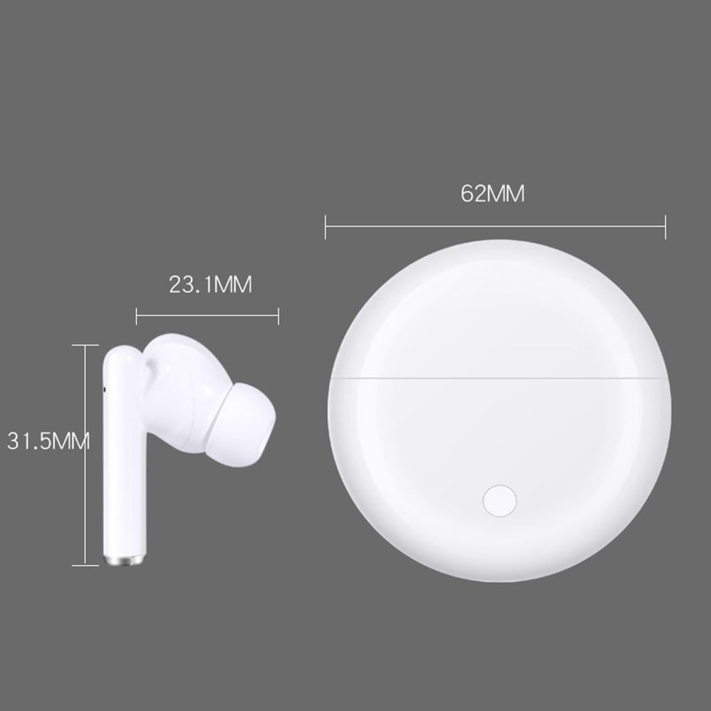 Mini In-Ear Wireless Bluetooth for IOS Android Earphone Earbuds White