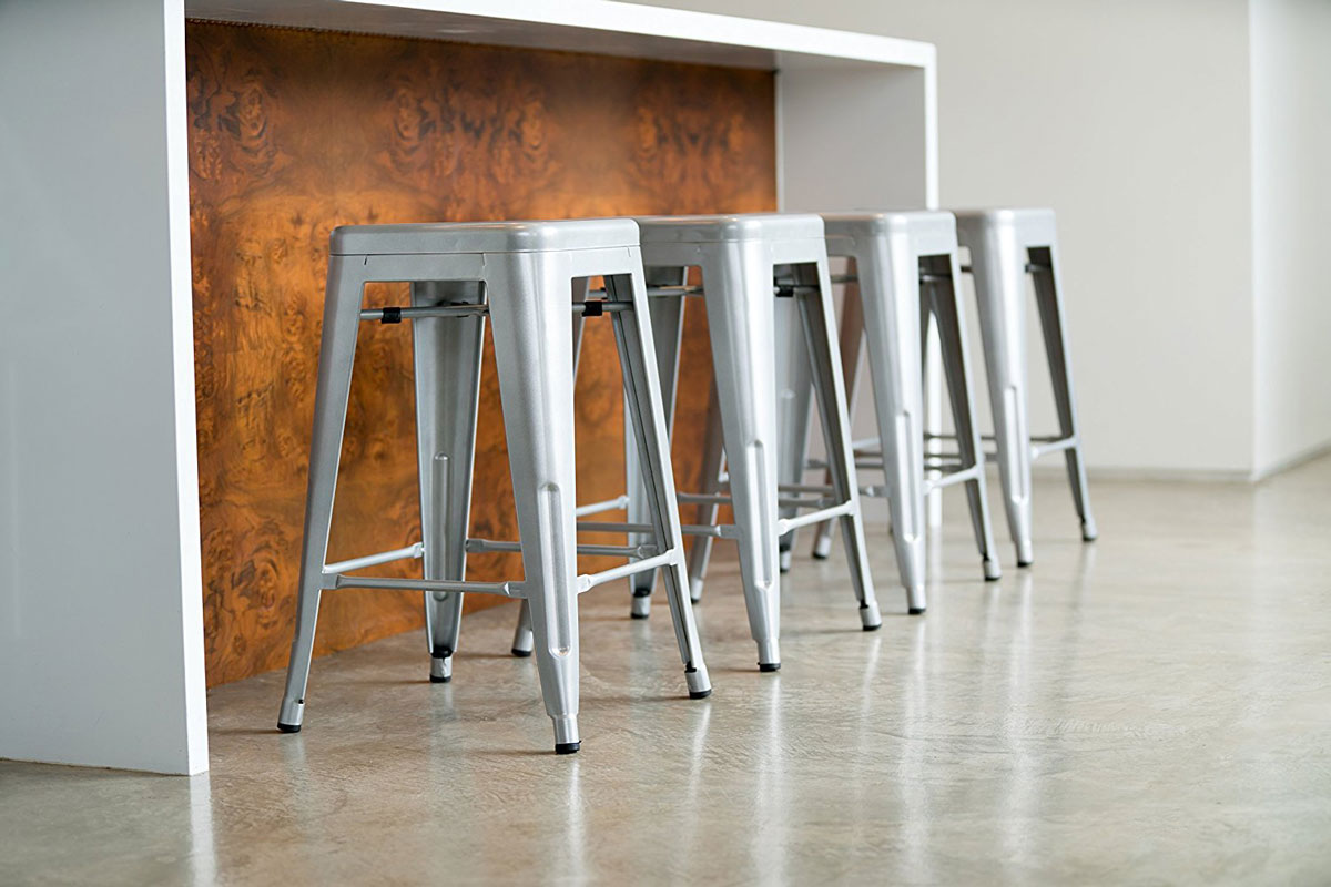 Ghế Bar Tolix H Stool Lavaco 3205G - Xám