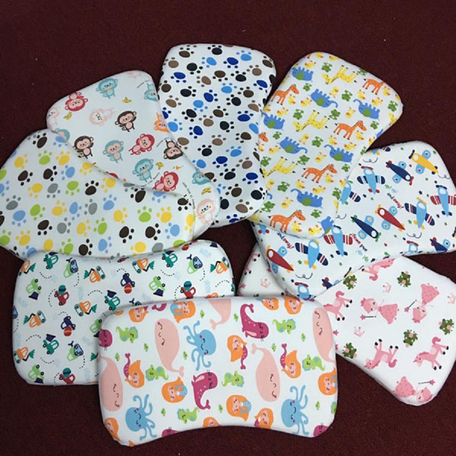 Gối cao su non cho bé sơ sinh chống bẹp đầu từ 0 đến 12 tháng