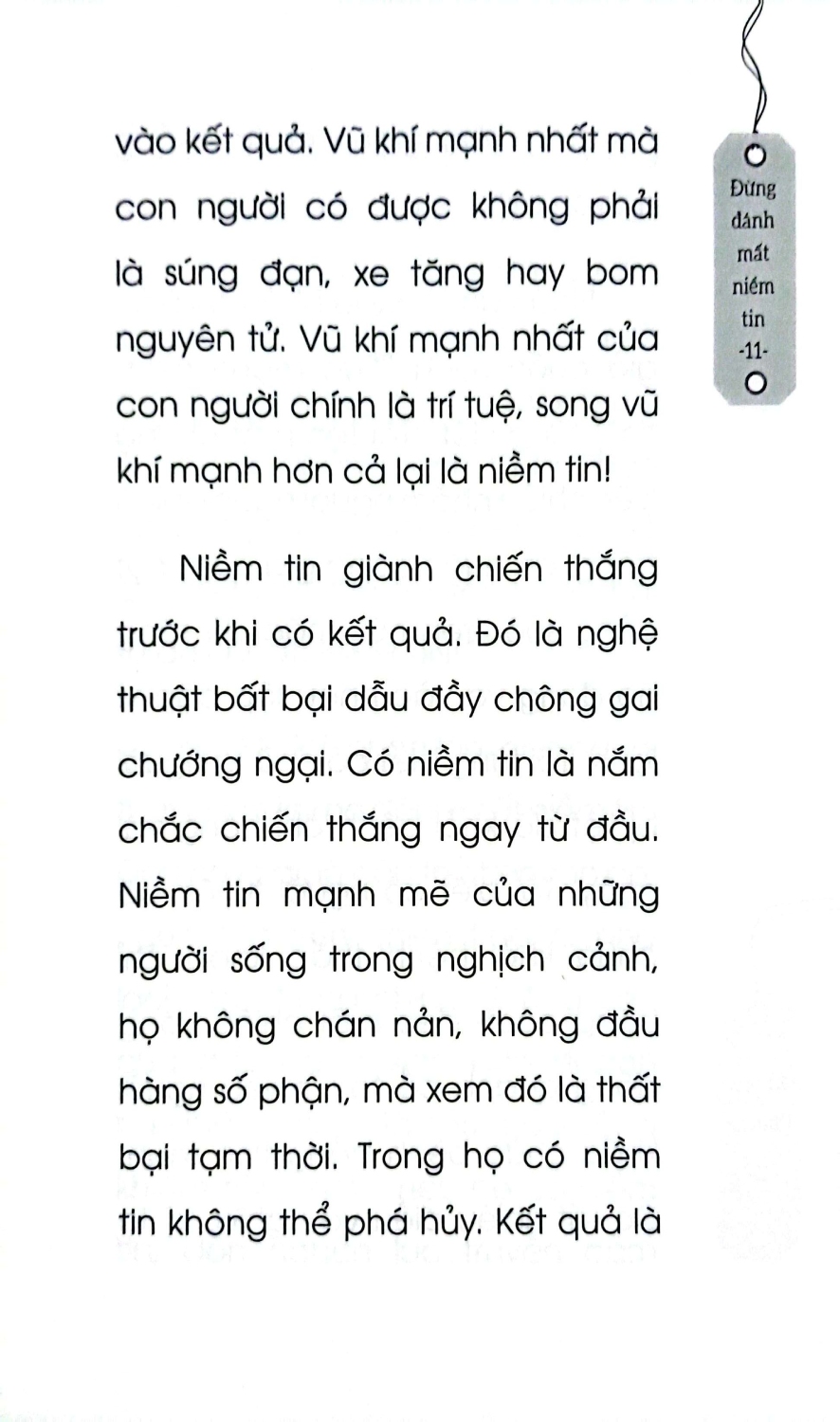 Đừng Đánh Mất Niềm Tin (SB)