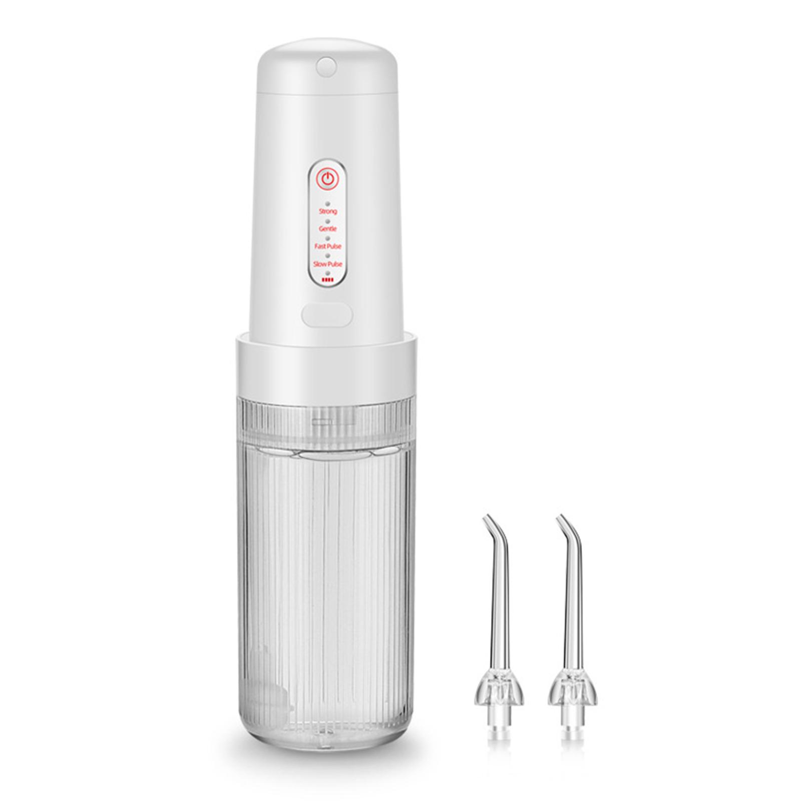 Máy Tăm Nước Không Dây Chống Thấm Nước 4 Chế Độ Máy Chà Sạc Usb Với Bình Nước 200Ml