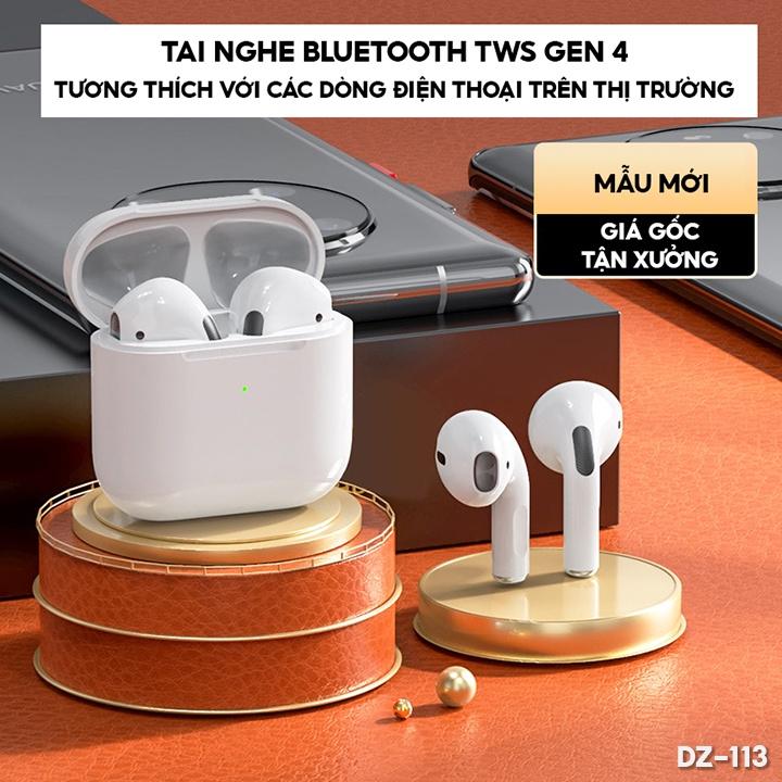 Tai Nghe Bluetooth TWS i12 Thế Hệ 4 Kết Nối Không Dây Tốc Độ Bluetooth 5.1 Phù Hợp Sử Dụng Với Mọi Điện Thoại DZ-113