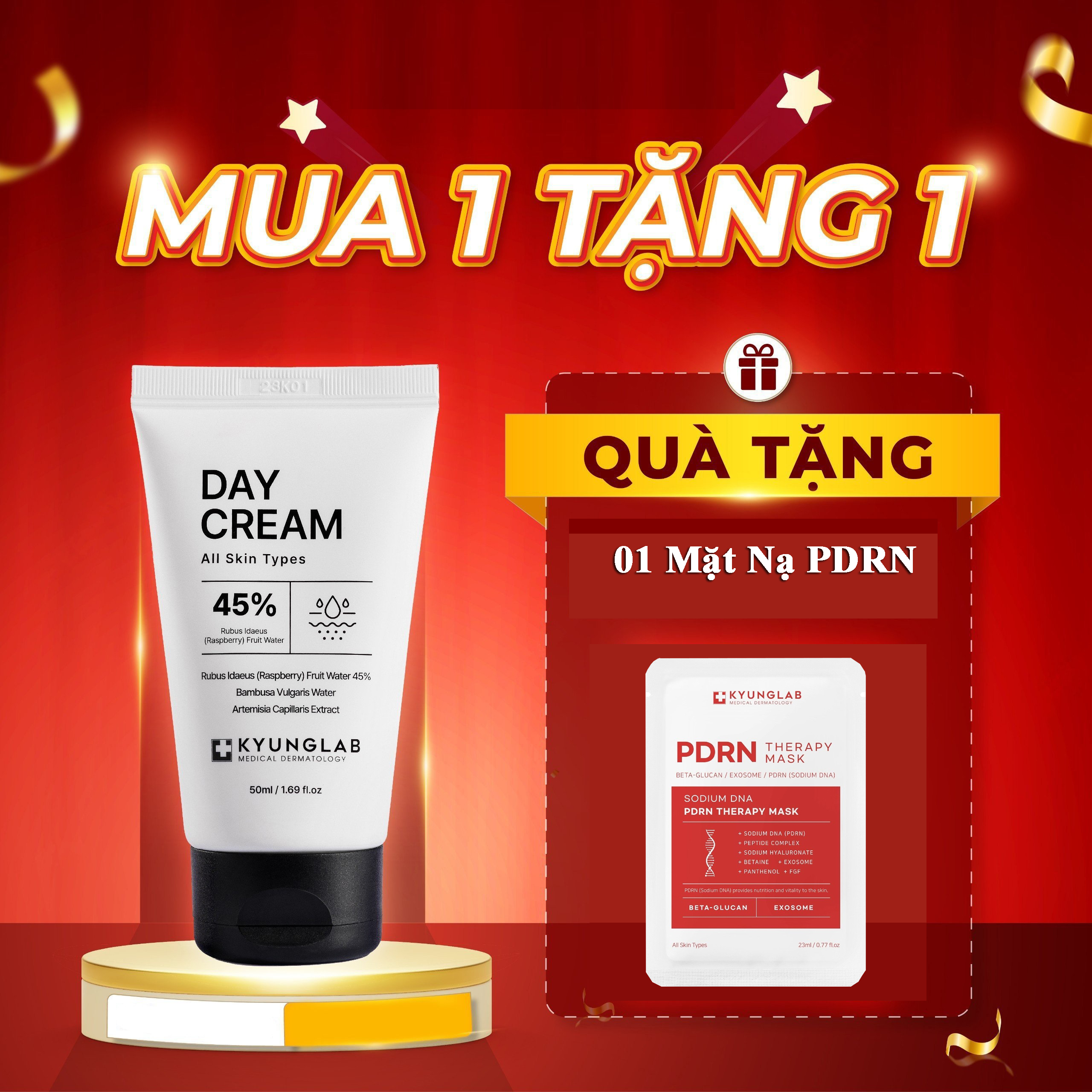 Kem Dưỡng Nâng Tone Ban Ngày Kyung Lab 50ml