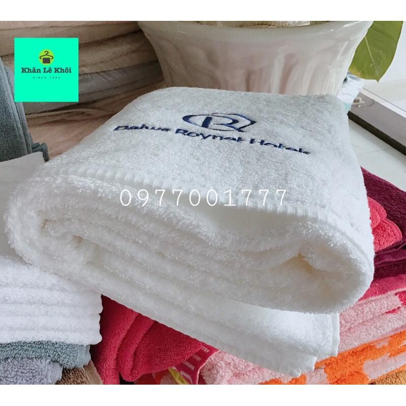 Khăn tắm khách sạn size lớn 70x140cm, 600gr xuất dư Dày dặn