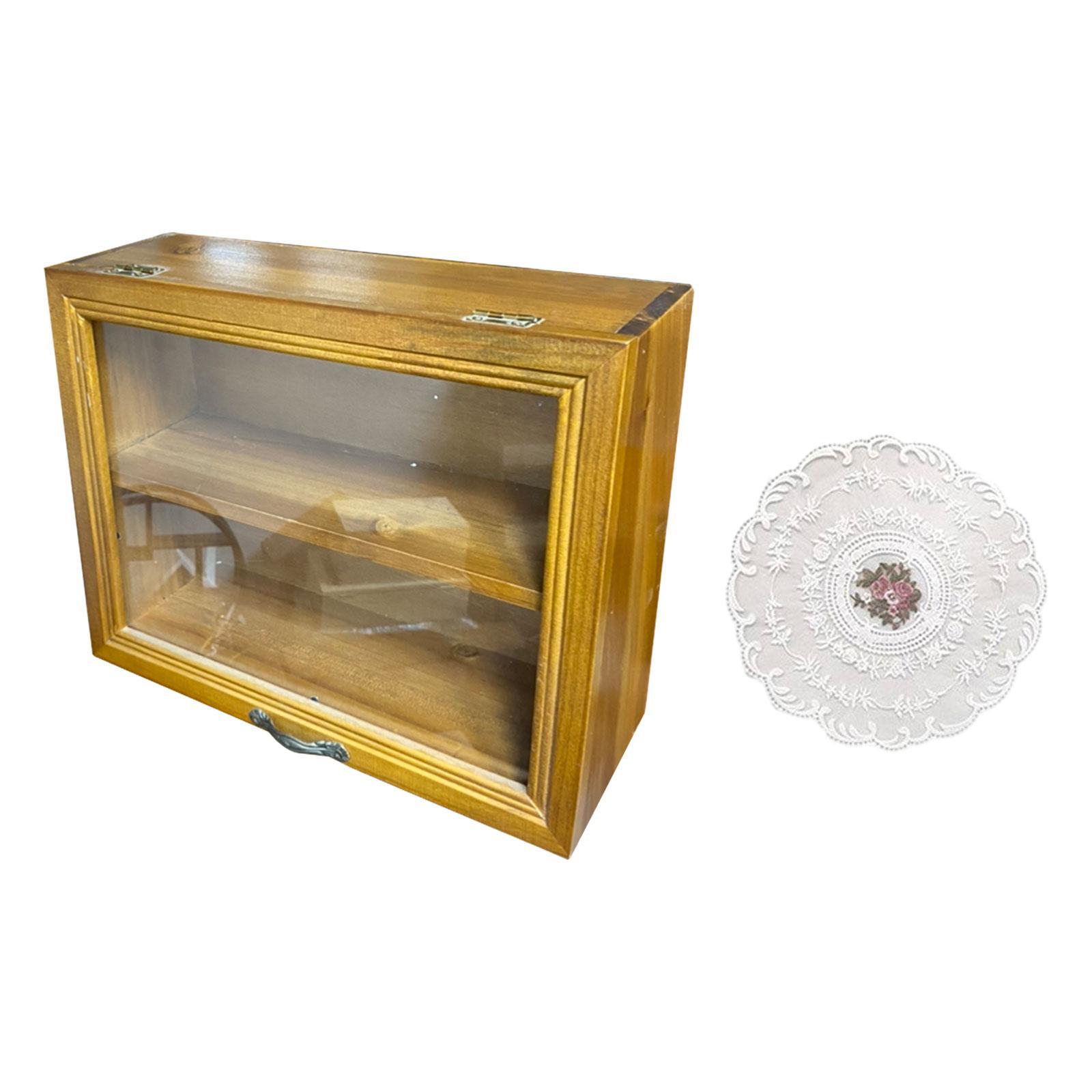 Wood Cabinet Desktop Display Rack Shelf for Bathroom Kitchen Cabinet