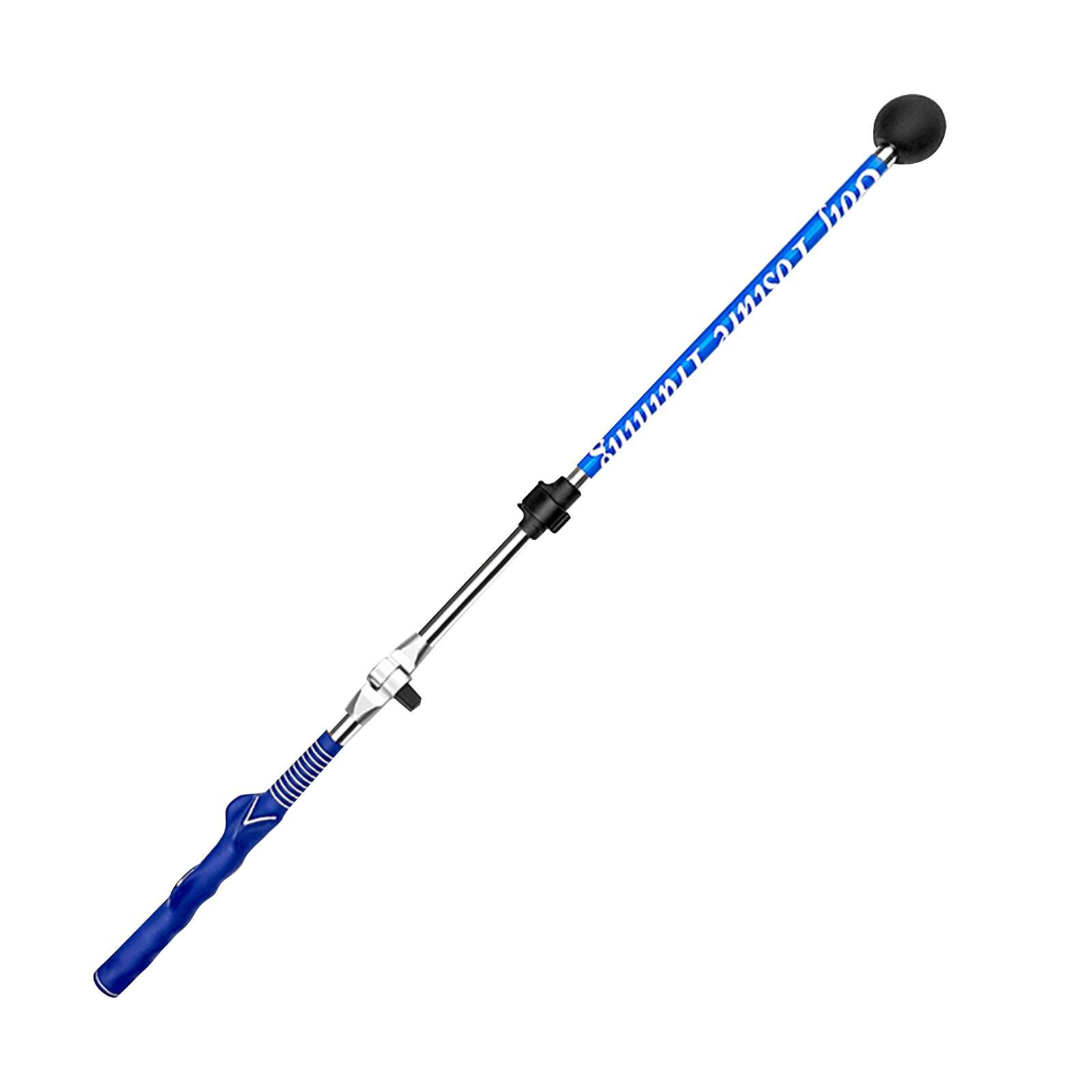 Warm up Stick Adjustable Practice Golf Swing Trainer Aid for Improved Tempo