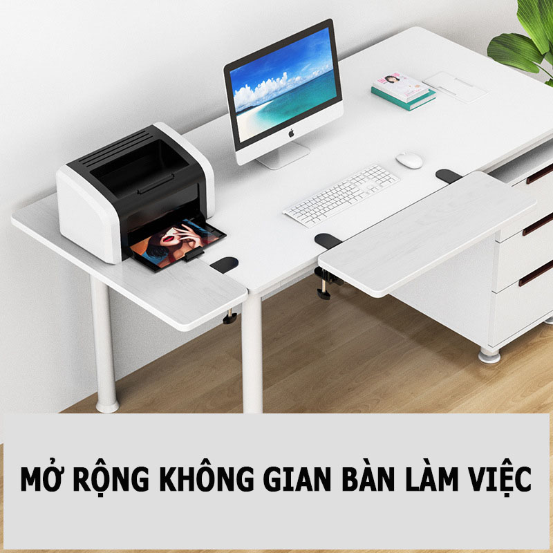 (75cm) Bảng Mở Rộng Bàn Làm Việc; Kệ Gỗ Để Tay; Đỡ Tay Chuột Bàn Phím Máy Tính, Nối Bàn Nới Rộng; Kê Cổ Tay