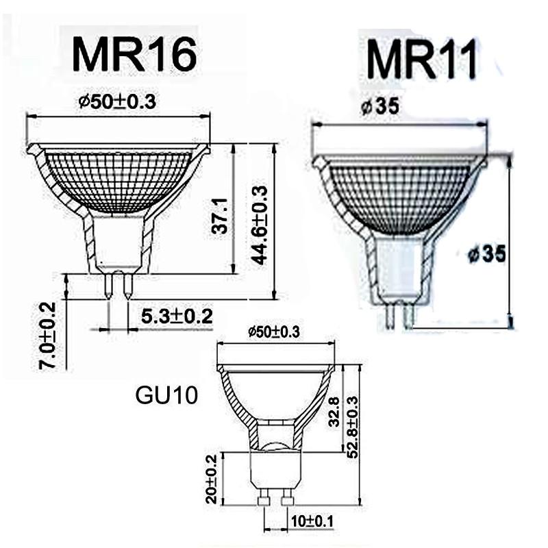 Bóng đèn Led Mr11 Mr16 Gu5.3 Gu10 Ac 220v Ac / Dc 12v 3w 5w 7w siêu sáng tiện dụng