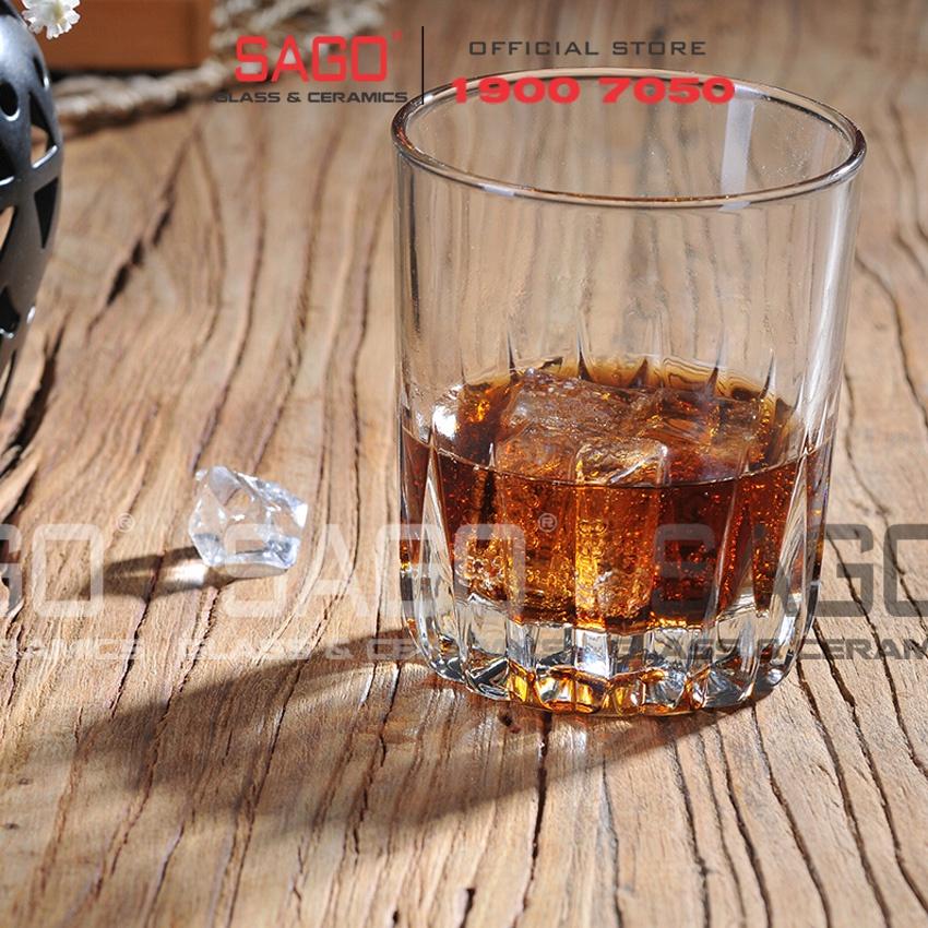 Ly Thủy Tinh Cao Cấp Đáy Khía 240ml | Nhập Khẩu Thái Lan