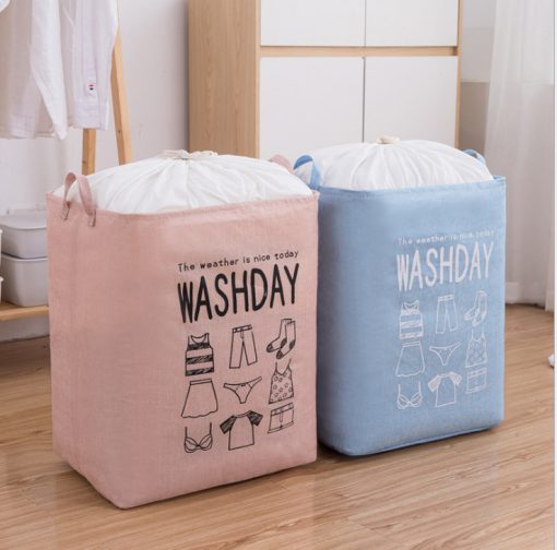 Túi , Giỏ Đựng Quần Áo , Chăn Mền Chất Liệu Bạt Dày Dặn Chống Thấm Nước WASHDAY - Chính Hãng 