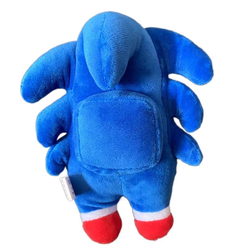 Móc Khóa Hình Nhím Sonic Among Us Nhồi Bông Bằng Cotton PP Mềm Dễ Thương
