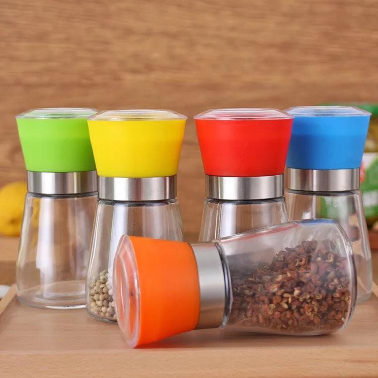 Bộ 2 Hũ Xay Hạt Tiêu Mini Cầm Tay Tiện Lợi - GDHN Loại Tốt
