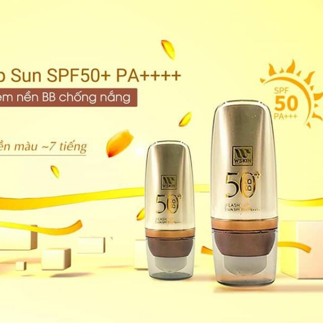 Kem Nền BB Chống Nắng WSkin Flash Up Sun SPF50+ PA++++ (40ml)