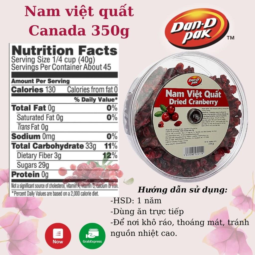 Nam Việt Quất Canada 350g Dan D Pak