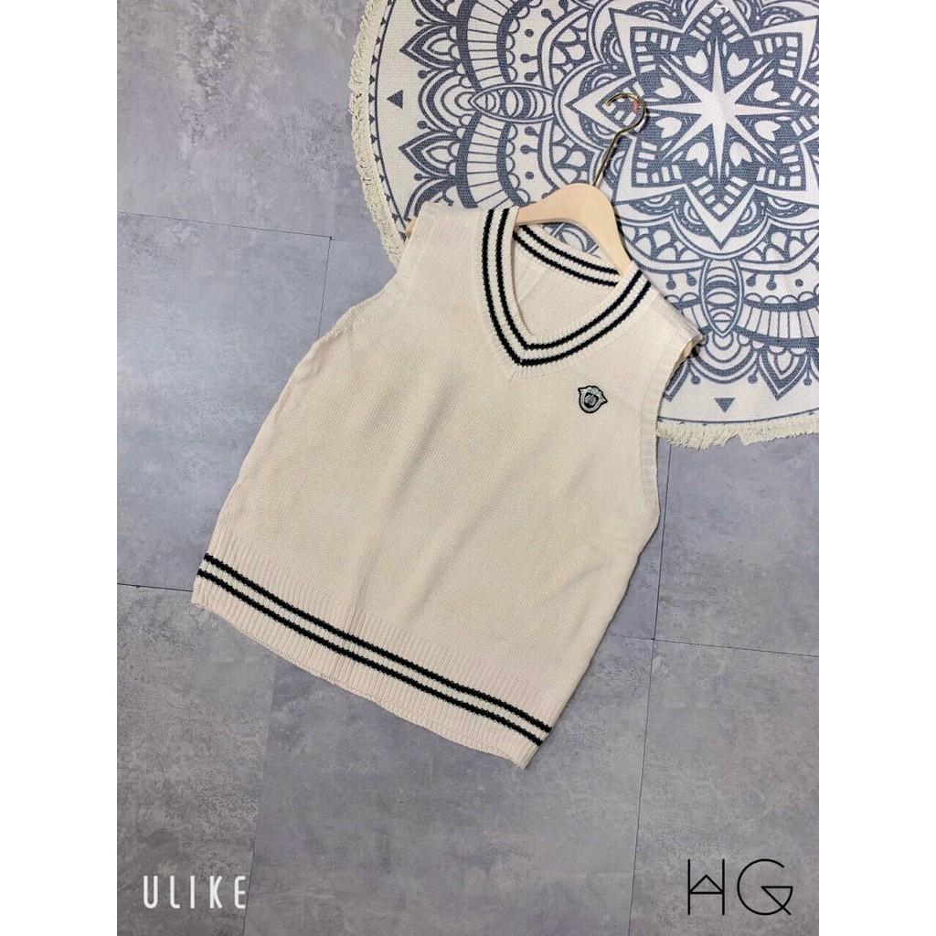 Áo len gile nữ - mac ngực - thời trang Hàn quốc
