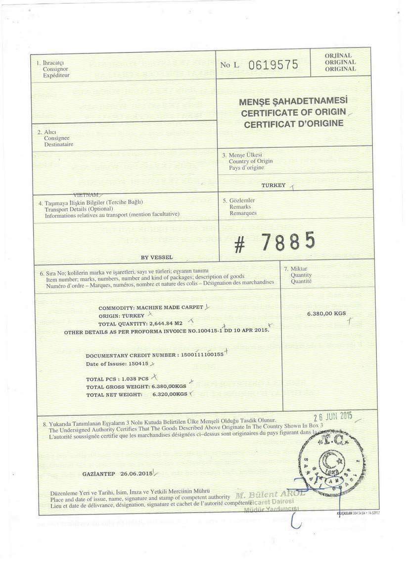 Thảm Sợi Ngắn k0004