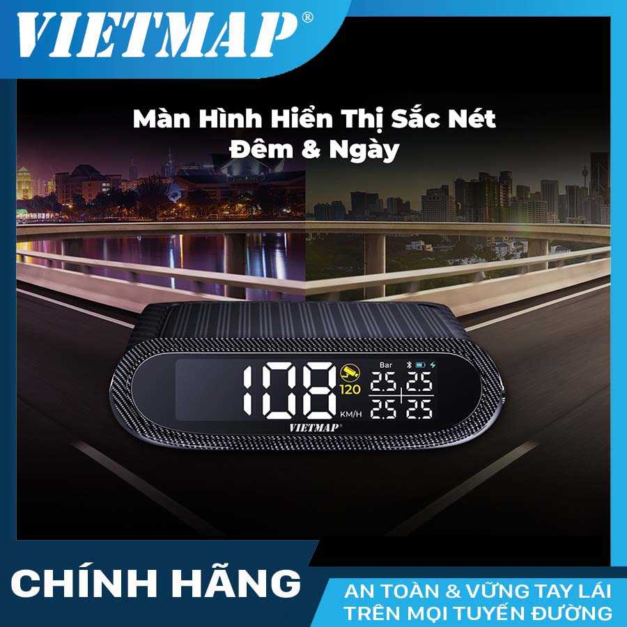 Cảm biến áp suất lốp Vietmap V3 van trong thay được pin - có cảnh báo tốc độ - Bảo hành 3 năm [TẶNG VIETMAP LIVE PRO