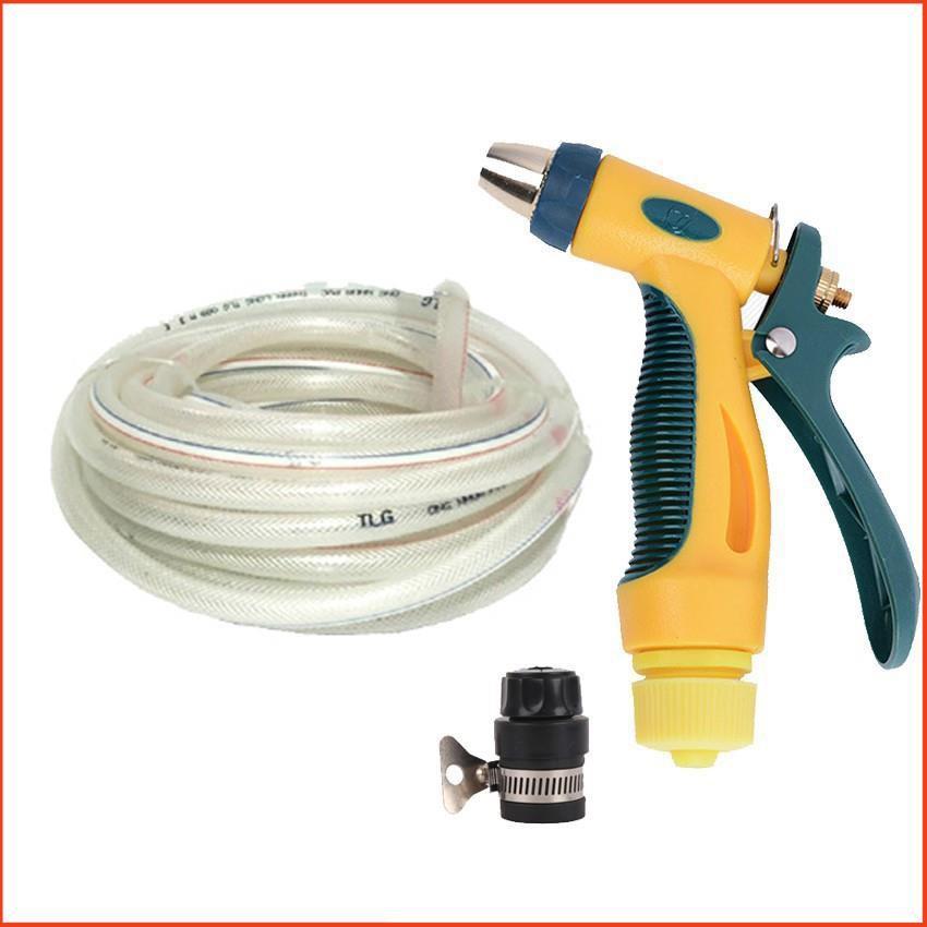 Bộ dây vòi xịt nước rửa xe,tưới cây tăng áp 3 lần 20m