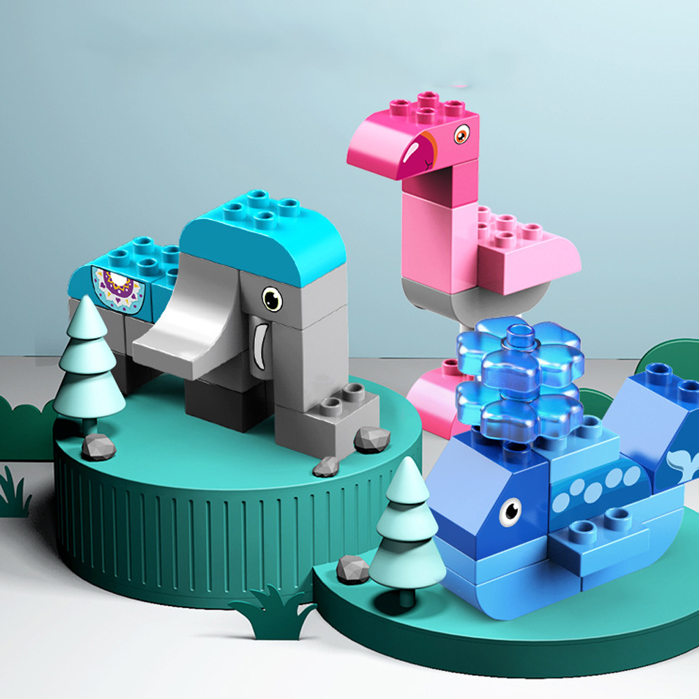 Đồ chơi giáo dục xếp hình thế giới thú cưng 102 chi tiết, kích thích sáng tạo, phát triển trí tuệ, tư duy Dan House-DH33, Hàng chính hãng