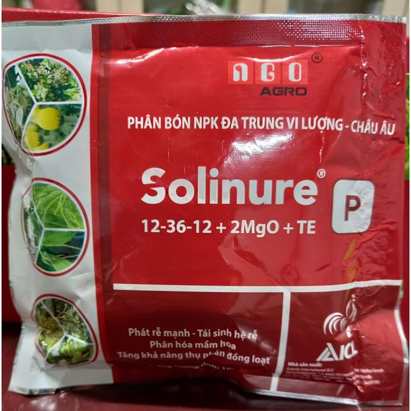 Phân bón lá cho rau, hoa hồng, cây cảnh nhập khẩu Bỉ Solinure 12-36-12 + TE - gói 100g