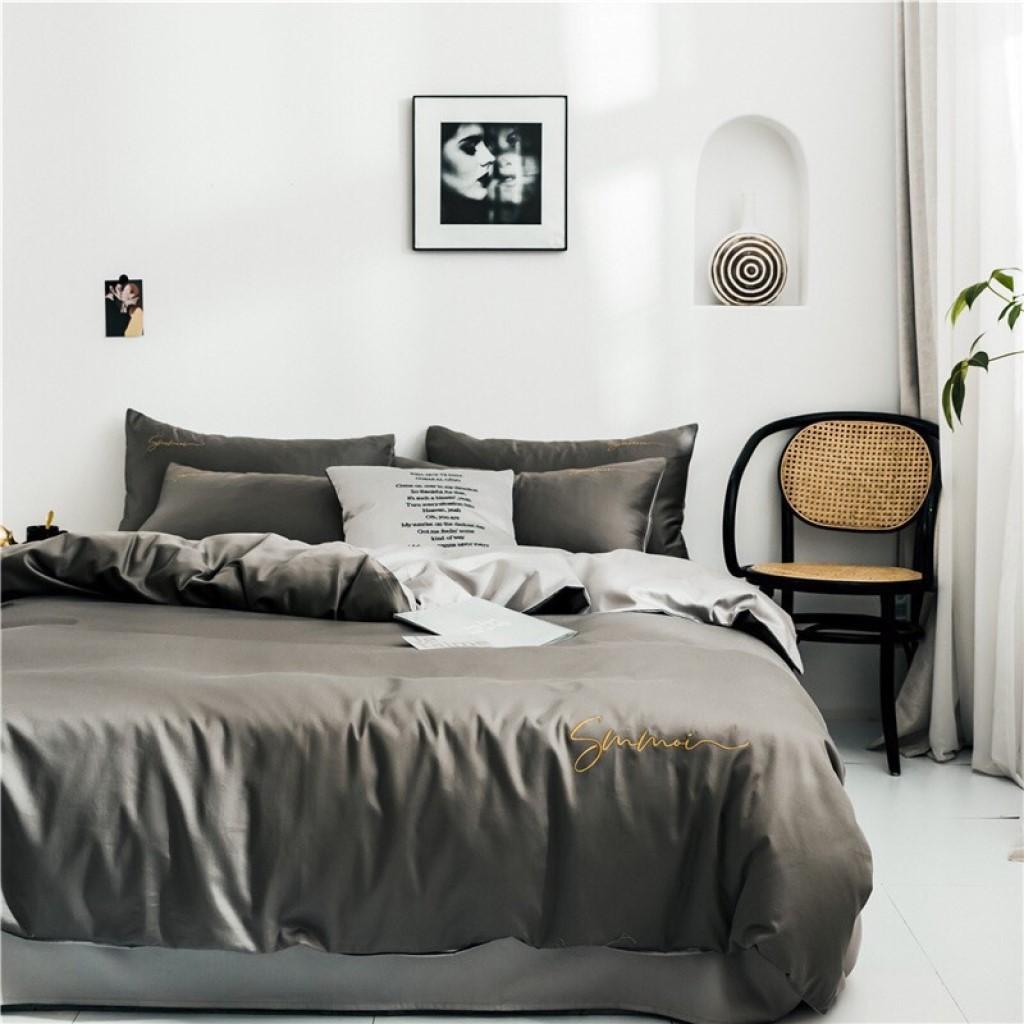 Bộ Chăn Ga Gối Lụa Tencel Sumoi Cao Cấp 2021