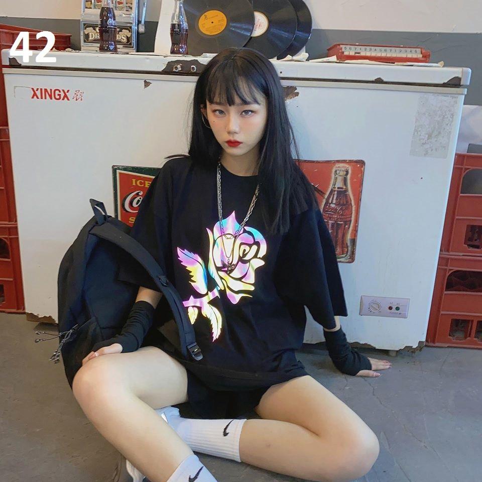 Áo thun Unisex phản quang 7 màu  Có size tay lỡ