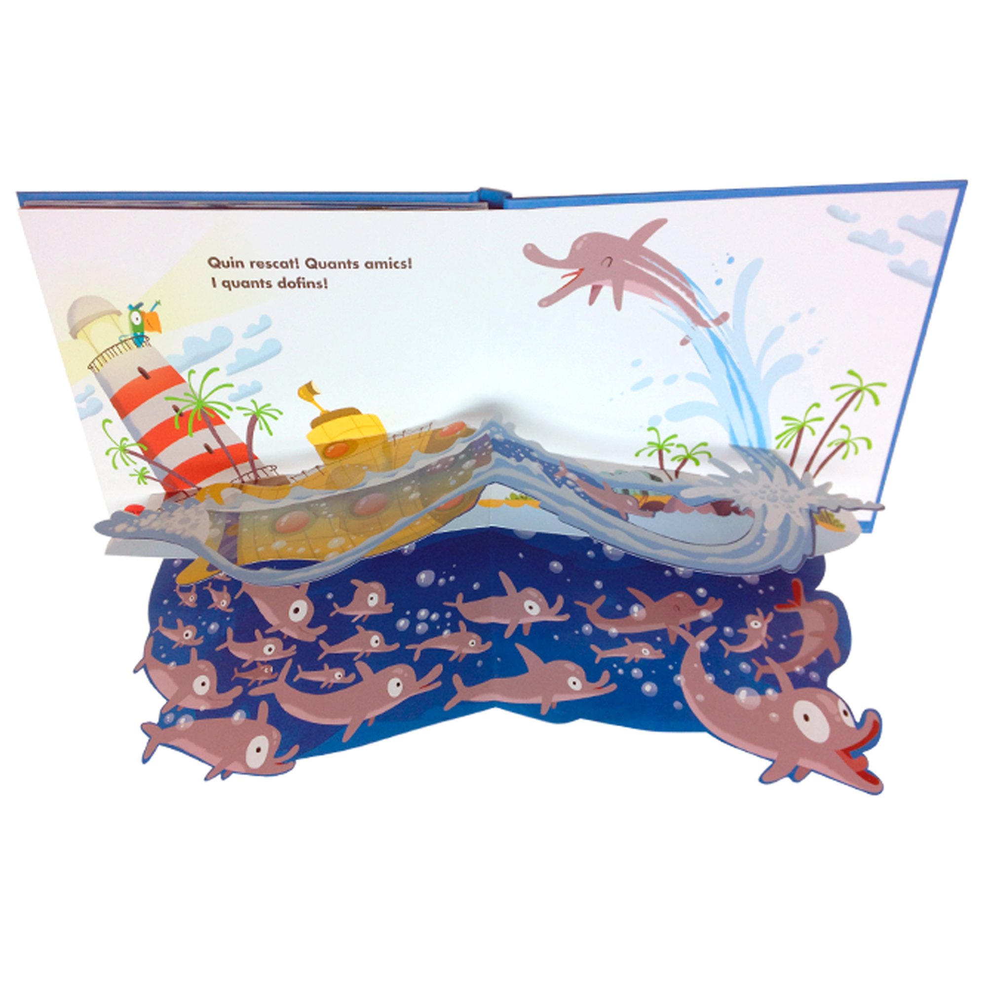 Sách tương tác - Cuộc Đua Khinh Khí Cầu - Sách lật mở Pop Down 3D cho bé