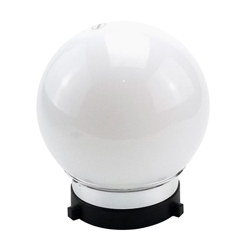 4X 6" Spherical Diffuser Soft Ball for Bowens Mount Studio Light Strobe - White,