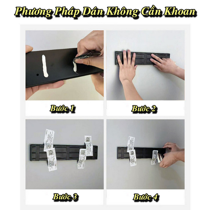 Móc treo vô hình Home Decor TOWEL RACK 5 - Home and Garden