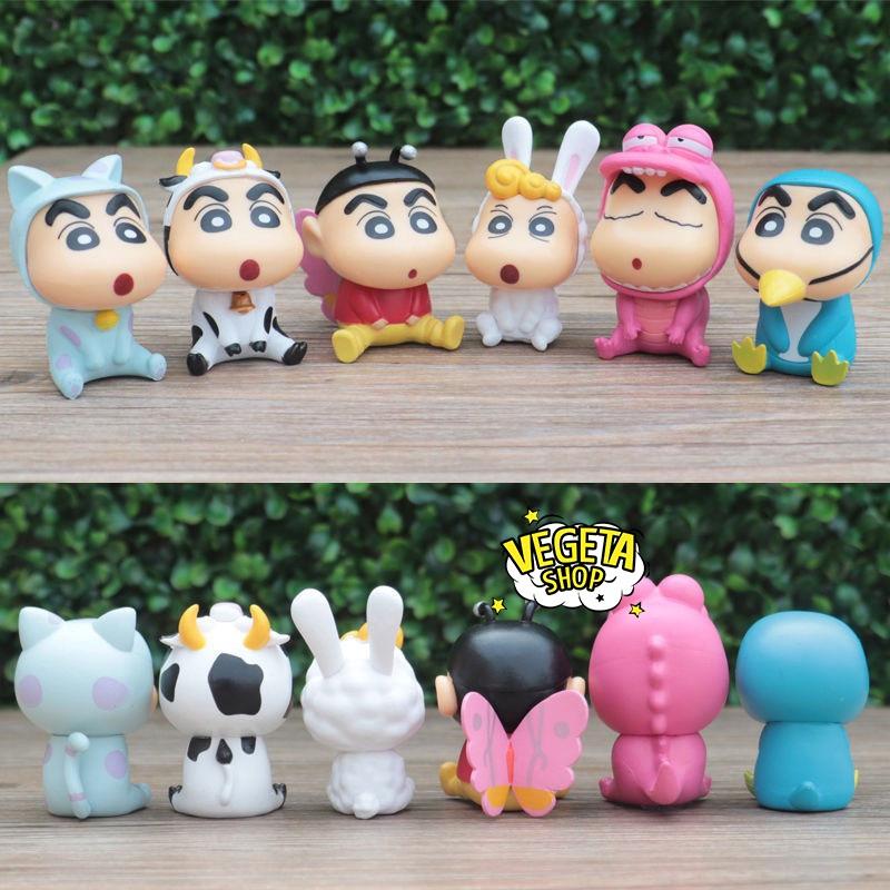 Mô hình Shin Cậu bé bút chì Shinnosuke - Shin chan Cosplay dễ thương bền màu chất liệu an toàn Đồ chơi quà tặng 4,5~6cm
