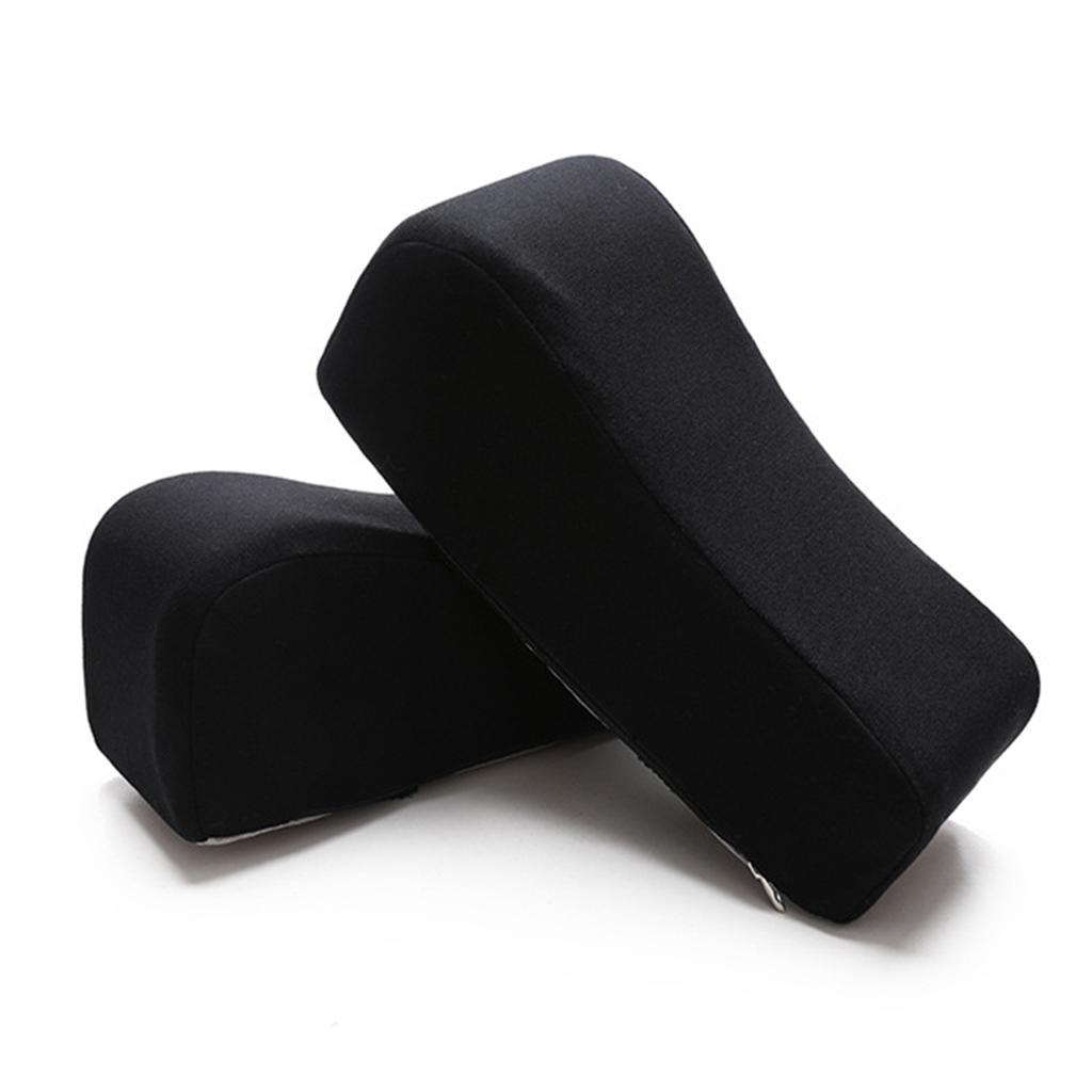 2 PCS Comfy Arm Rest Pillow Chair Armrest Pad Memory Foam Thick Elbow Pillow