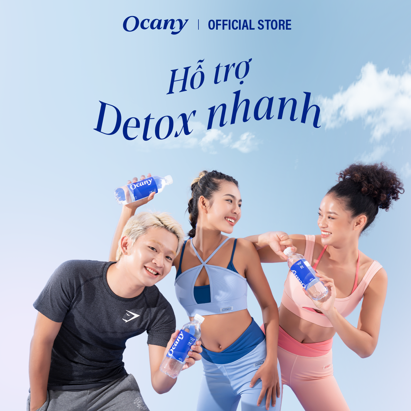 Combo 4 thùng 12 chai nước ion kiềm Ocany chai 1,5l