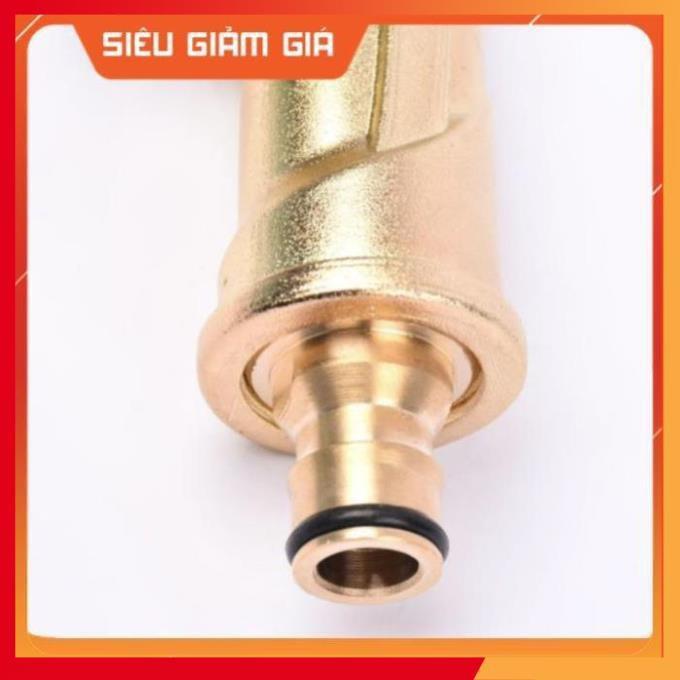 Bộ dây vòi xịt nước rửa xe, tưới cây .tăng áp 3 lần,loại 3m,5m 206701-3 đầu đồng,cút đồng nối đồng nhựa+ tặng đai