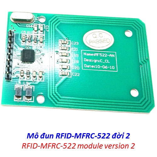 Mô đun RFID-MFRC-522 đời 2 - NFC-MFRC-522 module version 2