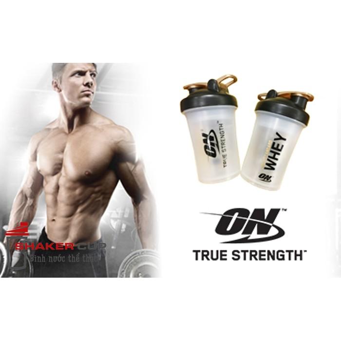 Bình lắc tập gym bình nước Shake bottle ON Gold Standard chính hãng