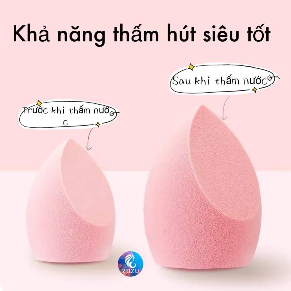 Mút trang điểm, mút tán kem nền dạng giọt nước mềm mại tiện dụng Zu Cosmetics