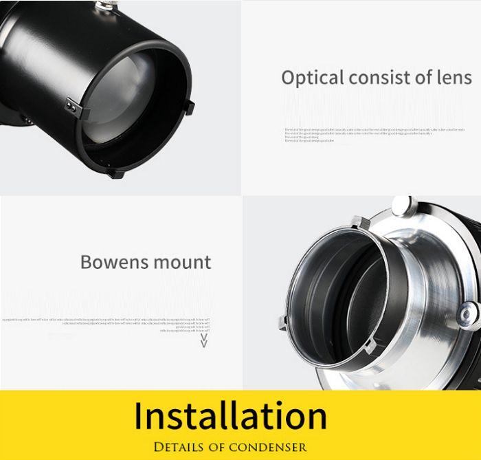 Bộ hiệu ứng Snoot Optical ngàm Bowens tạo bóng nghệ thuật