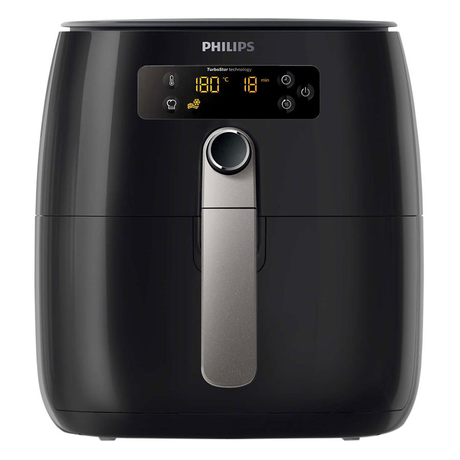 Nồi Chiên Không Dầu Điện Tử Philips HD9643 - Đen (0.8kg) - Hàng Chính Hãng