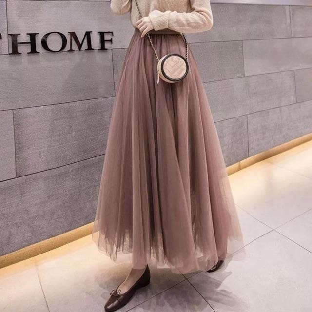Chân váy tutu 3 lớp chiều dài 65cm;80cm;90cm YuraStore CVTT88