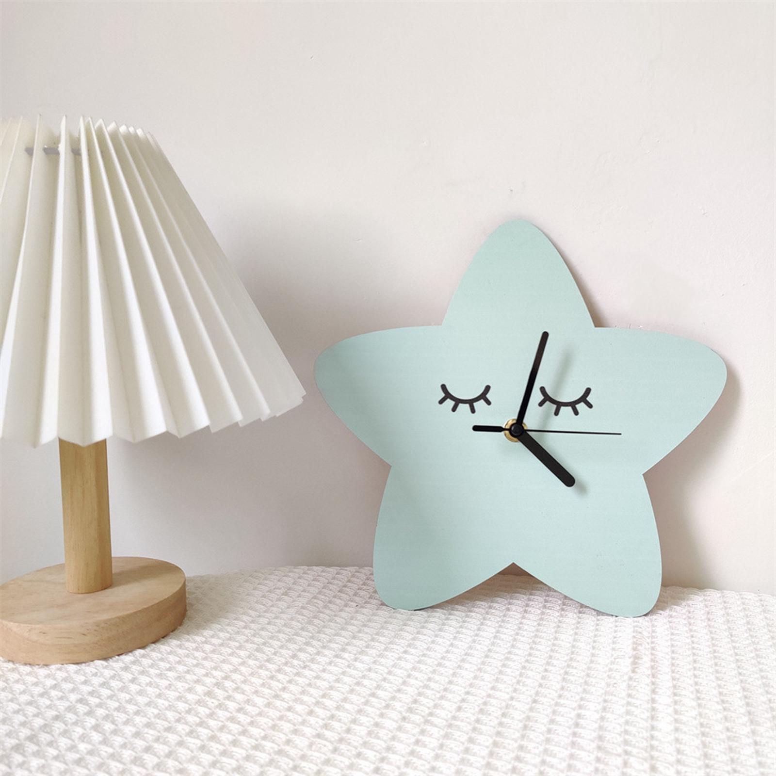 Cute Wall Clock Kids Home Birthday Children Silent Playroom