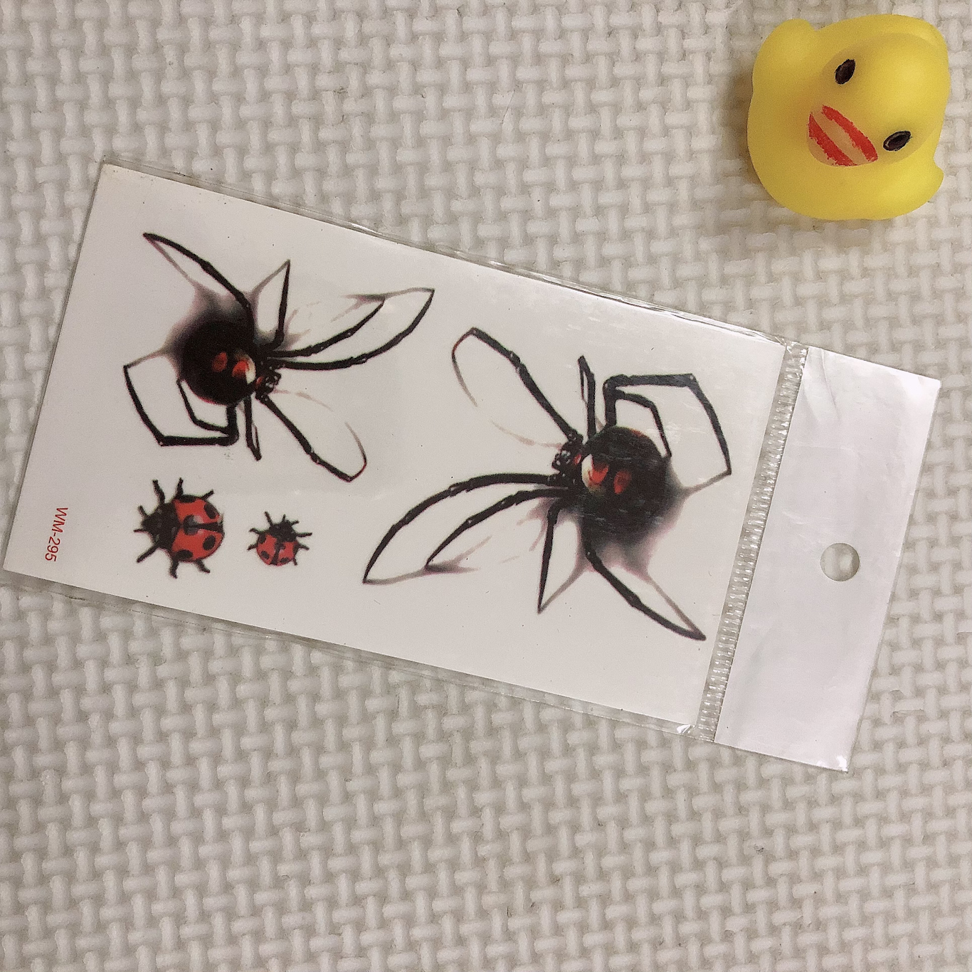 Hình xăm dán halloween nhện halloween 10x6cm